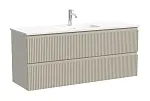 Тумба под раковину Sancos Snob R SNR120/39CE, 120 см, подвесная, Beige Soft