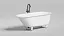 Ванна Salini Ornella Kit 102416GF, 160 х 70 см, из искусственного камня S-Sense, цвет белый, покраска по RAL полностью