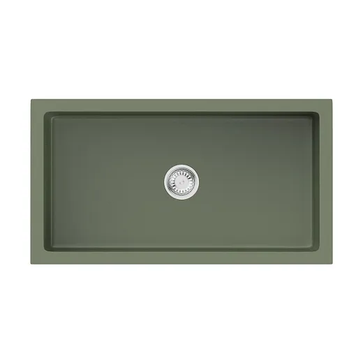 Кухонная мойка из керамики Omoikiri Mikura 76-OL Natceramic/olive