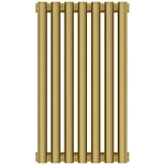 Радиатор трубчатый Сунержа Эстет-11, 7 секций, боковое подключение, цвет матовое золото, 032-0302-5007 Радиатор трубчатый Сунержа Эстет-11, 7 секций, боковое подключение, цвет матовое золото, 032-0302-5007