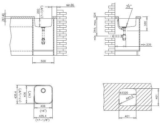 Мойка кухонная Teka BE 400.400 Plus 10125152