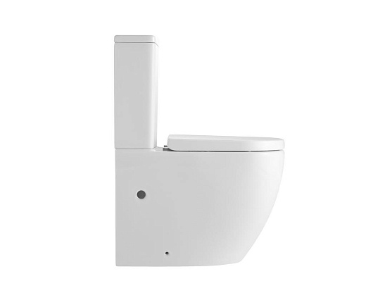 Унитаз напольный Triton-Pro Corso CO-3806 34,5x61,5 сиденье Duroplast, SoftClose, белый