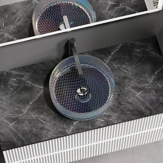 Раковина Ceramicanova Cristal CN6059, 36 см, стекло, цвет неон