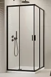 Душевой уголок Radaway Alienta Black D 80x100 стекла прозрачные, профиль черный
