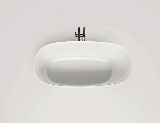 Ванна Salini Sofia 102528MF, 150 х 75 см, из искусственного камня S-Stone, цвет белый матовый, покраска по RAL полностью