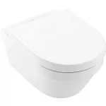 Унитаз подвесной Villeroy &amp; Boch Architectura 37x53 с сиденьем Soft Close, безободковый, 4694HR01