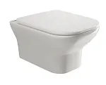 Подвесной унитаз Ceramicanova Enjoy CN1104-B, безободковый, крышка микролифт, белый