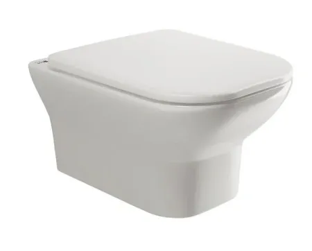 Подвесной унитаз Ceramicanova Enjoy CN1104-B, безободковый, крышка микролифт, белый