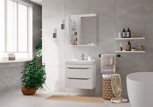 Тумба подвесная Volna Lake 70.2Y белая