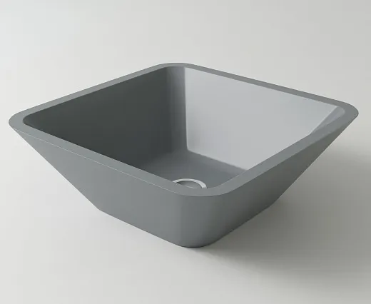 Умывальник Holbi Saturn 43х43см из Solid Surface, 1.02.004.11.1.3.1