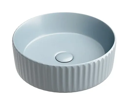 Раковина Ceramicanova Element CN6057MHL, 36 см, сантехфарфор, цвет серо-голубой матовый