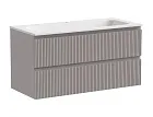 Тумба под раковину Sancos Snob T 100 см подвесная, Doha Soft, SNT100SM