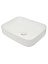 AQM5010MW Раковина накладная AQUAme прямоугольная, цвет белый матовый. 500x390x140