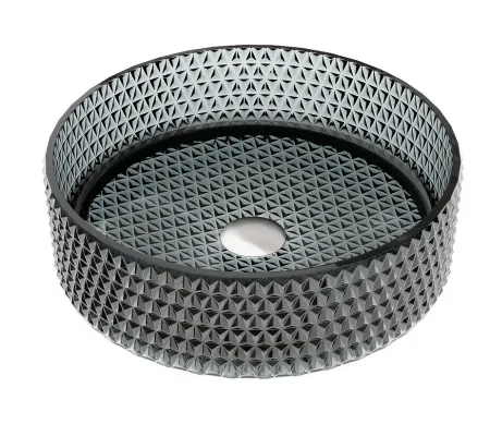 Раковина Ceramicanova Cristal CN6060, 36 см, стекло, цвет черный