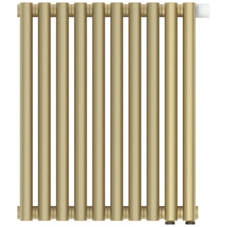 Радиатор отопления Сунержа Эстет-00 EU50, 10 секций, нижнее подключение, цвет матовая шампань, 022-0322-5010