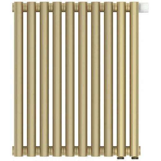 Радиатор отопления Сунержа Эстет-00 EU50, 10 секций, нижнее подключение, цвет матовая шампань, 022-0322-5010