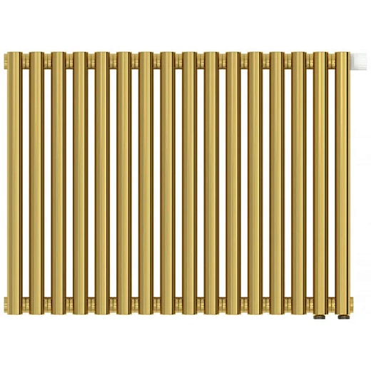 Радиатор трубчатый Сунержа Эстет-00 EU50, 16 секций, нижнее подключение, цвет золото, 03-0322-5016