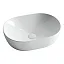 Умывальник Ceramicanova CN5010 48х35х13см накладной овальный без перелива, CN5010