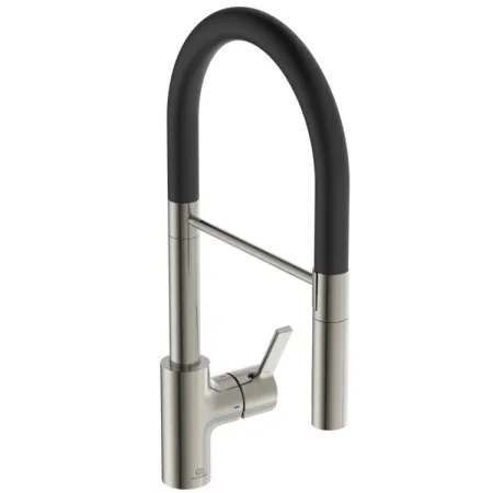 Смеситель для кухонной мойки Ideal Standard GUSTO BD417GN с высоким трубчатым вытяжным изливом R-типа