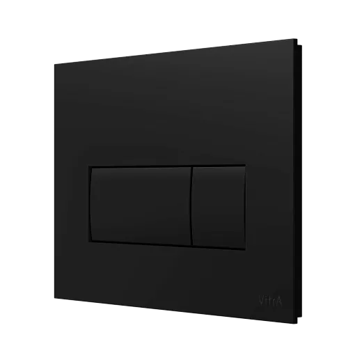 Кнопка смыва для инсталляции VitrA Root Square двойной смыв, матовая черная, 740-2311