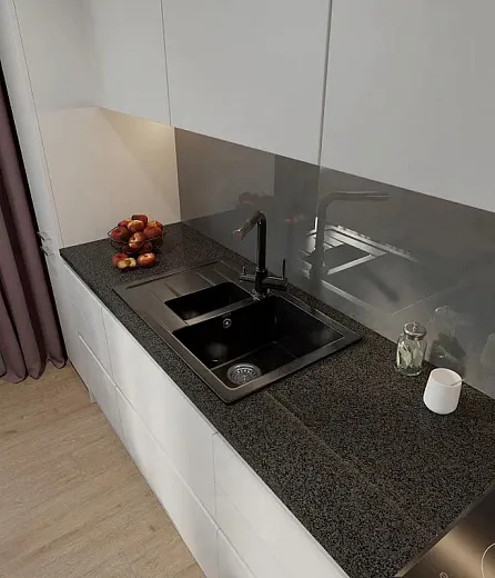 Мойка кухонная GRANFEST GF - Q775KL (черный)