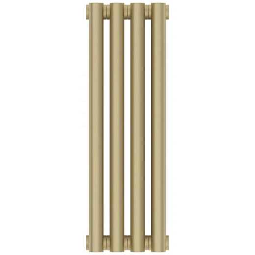 Радиатор отопления Сунержа Эстет-1, 4 секции, боковое подключение, цвет шампань, 020-0301-5004
