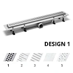 Дренажный канал PlastBrno Design 1, 40 см, SZA1400 Дренажный канал PlastBrno Design 1, 40 см, SZA1400