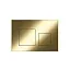 Клавиша смыва Ceramicanova Square CN12-002BG, механическая, золото брашированное