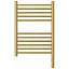 Полотенцесушитель электрический Сунержа Богема 3.0, высота 60 см, ширина 40 см, диммер слева/справа, цвет матовое золото, 032-5804-6040/032-5805-6040