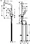 Смеситель Hansgrohe Metris 320 2jet 73801000 для кухонной мойки, хром