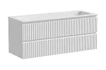 Тумба под раковину Sancos Snob R 120 см подвесная, Bianco, SNR120W