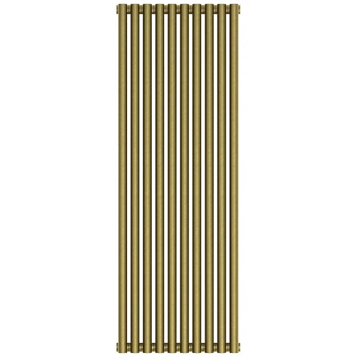 Радиатор трубчатый Сунержа Эстет-11, 10 секций, ширина 45 см, высота 120 см, боковое подключение, цвет состаренная бронза, 05-0302-1210