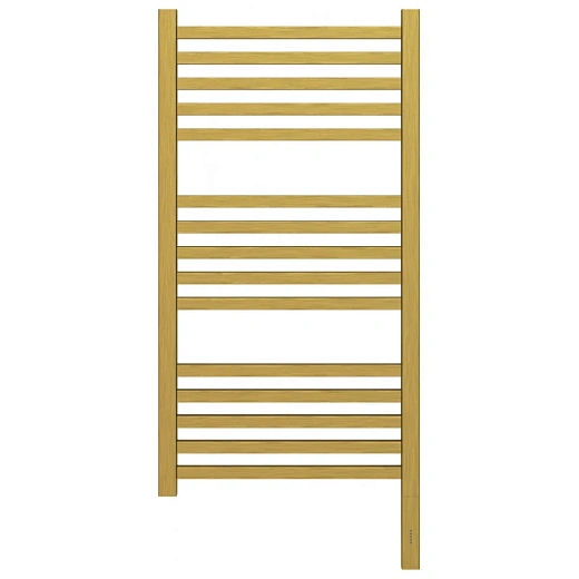 Полотенцесушитель электрический Сунержа Модус 3.0, высота 80 см, ширина 40 см, диммер слева/справа, цвет состаренная латунь, 051-5700-8040/051-5701-8040