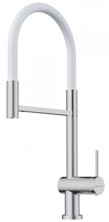 Смеситель для кухни Omoikiri Kanto-2 Plus-SB-BN-WH 4994450, гибкий излив Смеситель для кухни Omoikiri Kanto-2 Plus-SB-BN-WH 4994450, гибкий излив