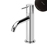 Смеситель для умывальника Bruma Leaf 1670012NS Night Sky черный матовый