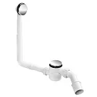 Сифон для ванны McAlpine HC2600, Click-clack, с прочисткой снаружи, хром, HC2600CL