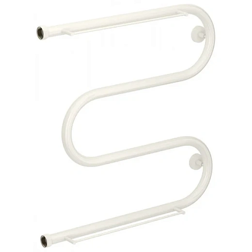 Полотенцесушитель водяной Сунержа М-образный+ 12-4008-6060, 600x600, с 2 полками, цвет белый