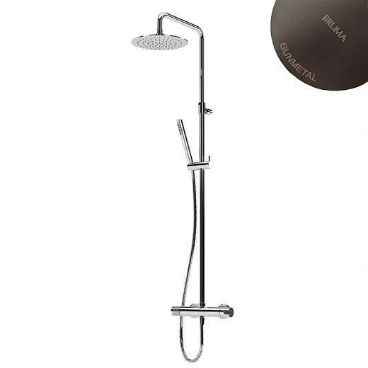 Душевая система Bruma Leaf 1676531MG Gunmetal