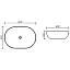 Умывальник Ceramicanova Element CN6064 61см сантехфарфор белый, CN6064