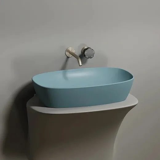 Умывальник Ceramicanova Element CN6049MLG 60см сантехфарфор зеленый матовый, CN6049MLG