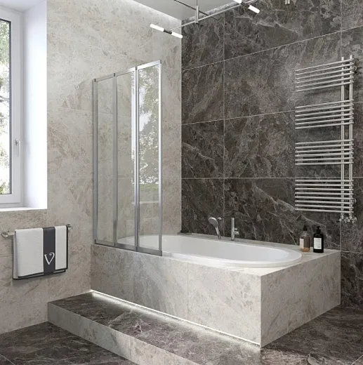 Душевая шторка Veconi Palau PL-73L 90x150 левая