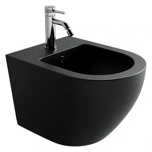 Подвесное биде Ceramicanova Uno CN11002MB, цвет черный матовый, сантехфарфор