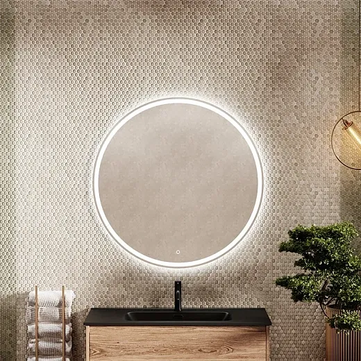 Зеркало Sancos Bella BE1000, 100 см, с LED подсветкой