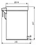 Мусорное ведро Ideal Standard IOM 3 л