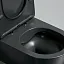 Подвесной унитаз Ceramica Nova Modena, CN6063MDH, безободковый, крышка-сиденье микролифт, темный антрацит матовый, сантехфарфор