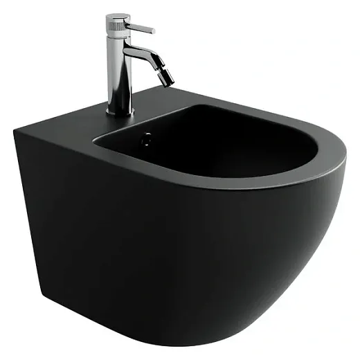 Подвесное биде Ceramicanova Uno CN11002MB, цвет черный матовый, сантехфарфор