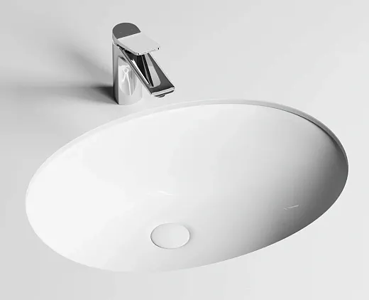 Умывальник Ceramicanova Element CN6076 52см сантехфарфор белый, CN6076