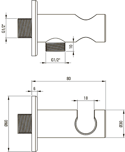 Душевая система скрытого монтажа Deante Corio BFCA044P хром