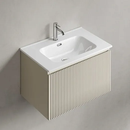 Тумба под раковину Sancos SNOB R 1.0, SNR1.070CE, 70 см, подвесная, Beige Soft