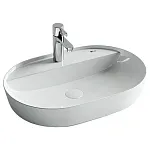 Умывальник Ceramicanova Modo CN2004 61х45х13.5см накладной с плоскостью под смеситель, CN2004